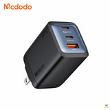 Mcdodo Gana Mini 67W Ultimate Mini GaN Charger - 2 USB-C 1 USB-A