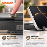 One-Press
Eject Button - Mcdodo GoKit Travel Charging Kit and Organizer Case