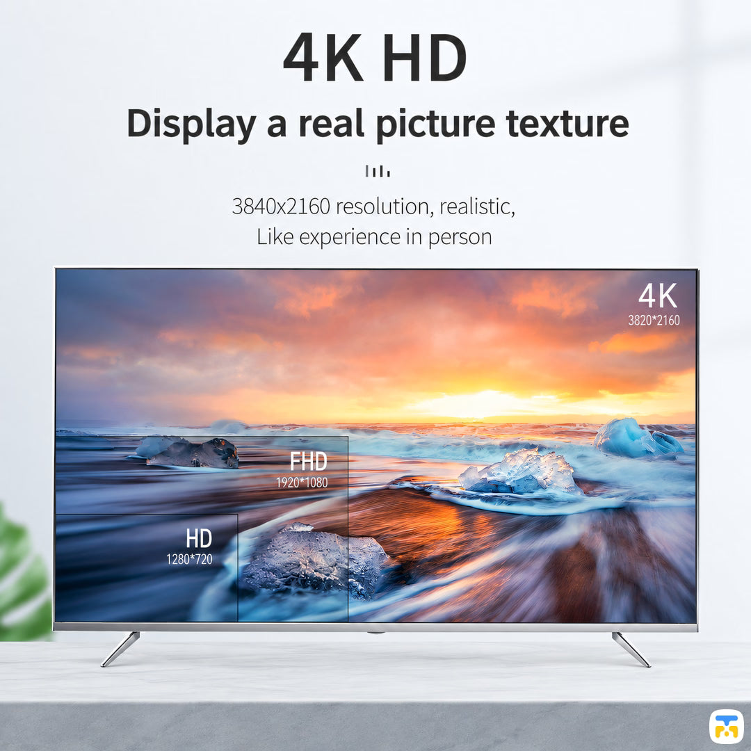 4K HD
Display a real picture texture - Mcdodo HDMI to HDMI 2.0 Cable 2m