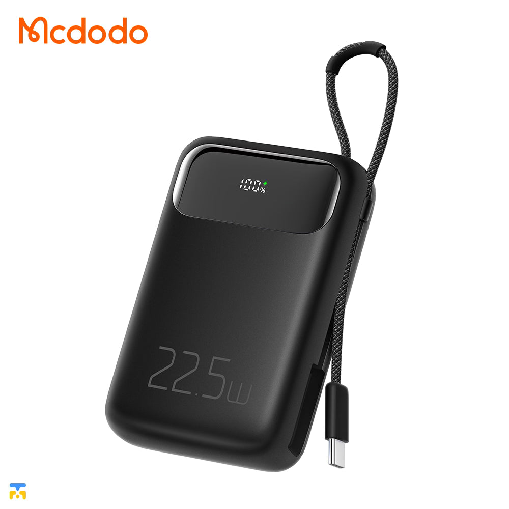 Mcdodo 10000mAh 22.5W Power Bank - Black