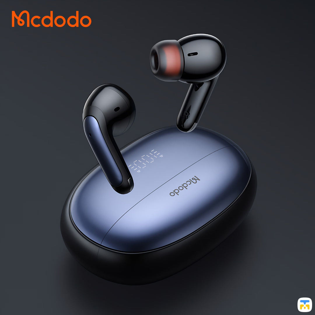 Mcdodo Multi Functional ANC+ ENC TWS Earbuds with Digital Display