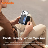 Cards, Ready When You Are - Mcdodo Napa Magnetic Leather Card Holder