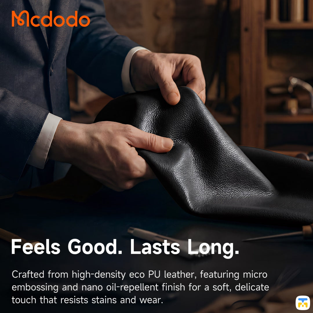 Feels Good. Lasts Long - Mcdodo Napa Magnetic Leather Card Holder