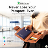 Never Lose Your
Passport. Ever. - Mcdodo Napa Passport Holder with Find My Locator (iOS)