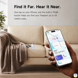 Find it Far. Hear it Near - Mcdodo Napa Passport Holder with Find My Locator (iOS)