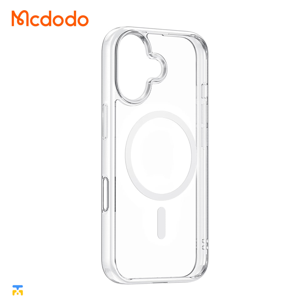Mcdodo OAir for iPhone 17 Series - Magnetic Clear Case with Camera Button