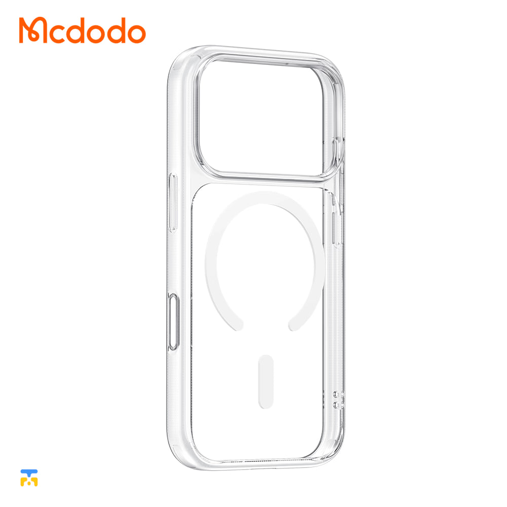 Mcdodo OAir for iPhone 17 Pro - Magnetic Clear Case with Camera Button
