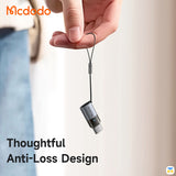 Thoughtful
Anti-Loss Design - Mcdodo  Port LumaLightning to USB-C 60W Charging Adapter