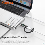 Supports Data Transfer - Mcdodo PortGo Vison 36W USB-C to Lightning Adapter with Display