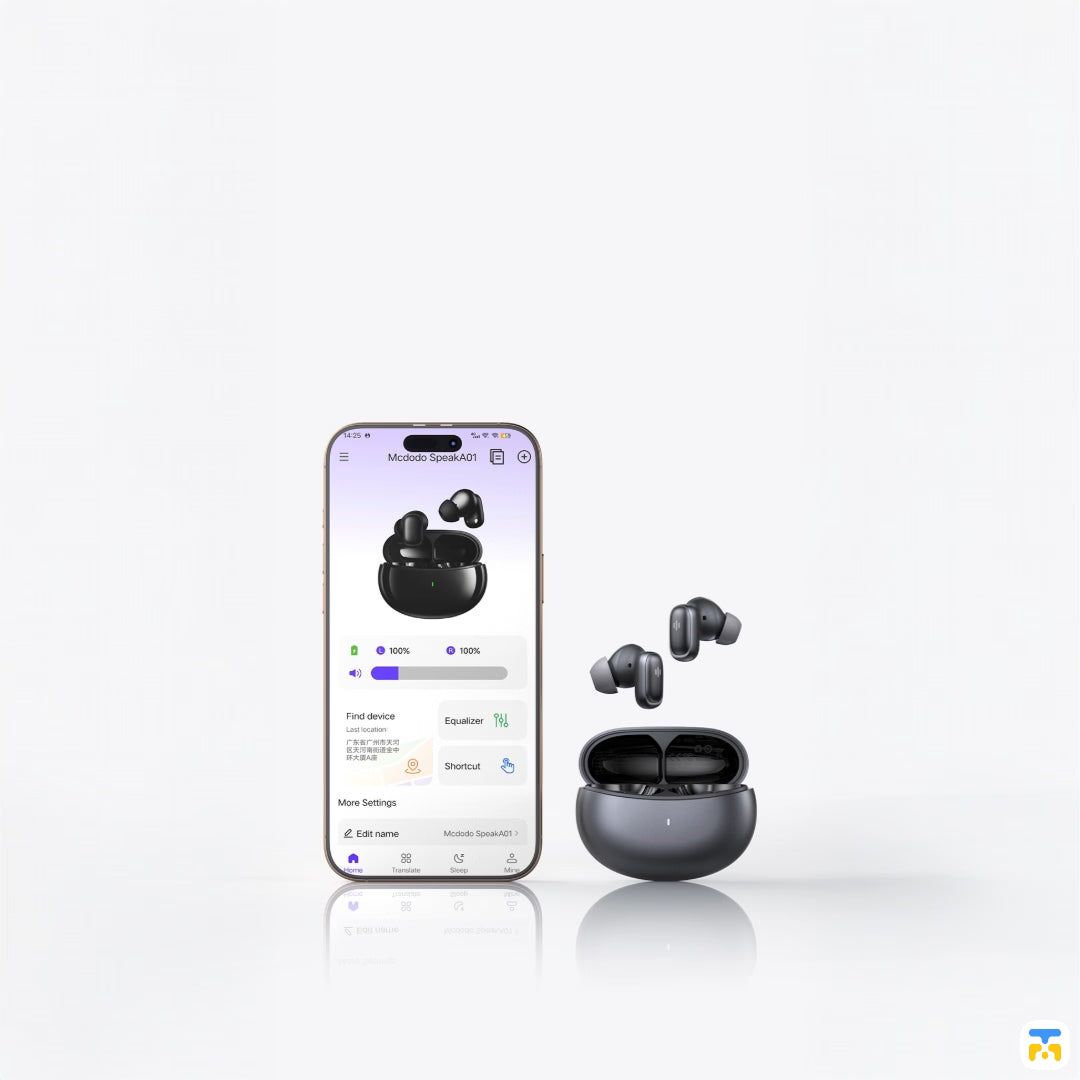 Mcdodo Speak A01 Series ANC+ENC AI Translation Earbuds