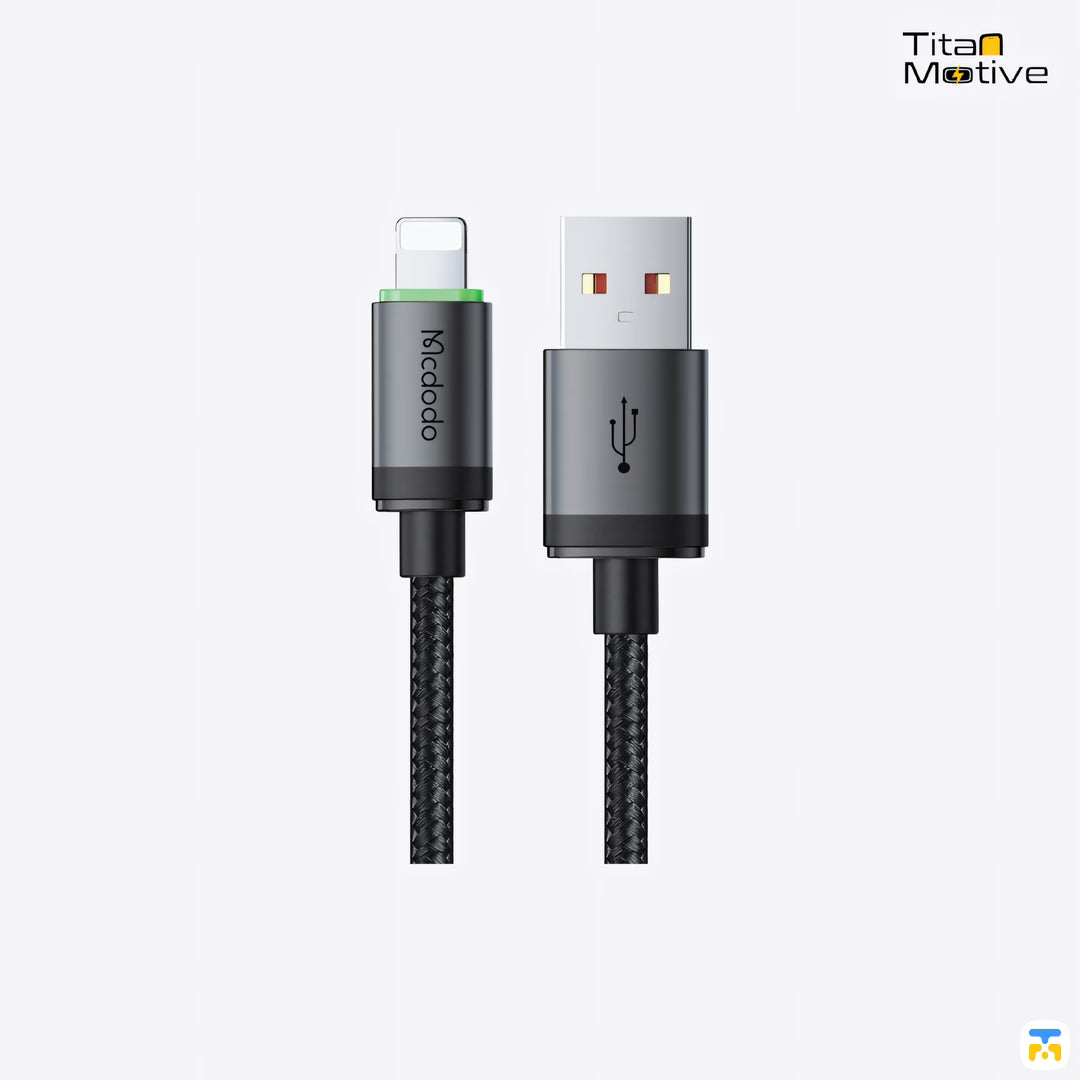 Mcdodo USB-A to Lightning Cable with Charging Light - 60W - 1 Meter