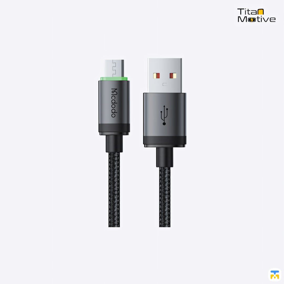 Mcdodo USB-A to Micro USB Cable with Charging Light - 60W - 1 Meter