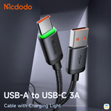 Mcdodo USB-A to USB-C Cable with Charging Light
