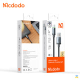 Mcdodo USB-A to USB-C Cable with Charging Light - 60W - 1 Meter - Packaging