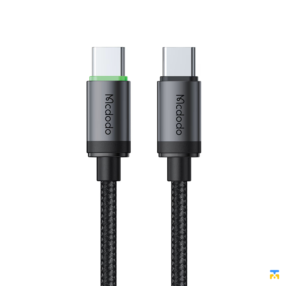Mcdodo 60W 1 Meter USB-C to USB-C Cable with Charging Light