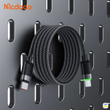 Mcdodo USB-C to USB-C Magnetic Self-Winding Cable - 60W - 1.2 Meter- Fast charging, data transfer and zero tangles