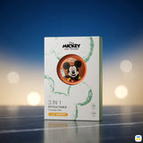 MDD Retractable 3-in-1 Charging Cable,Thunder Drum Disney Series,Cool Mickey - 1.2M 3A