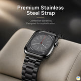 Premium Stainless
Steel Strap - Metro Metal Apple Watch Strap for 38-49mm
