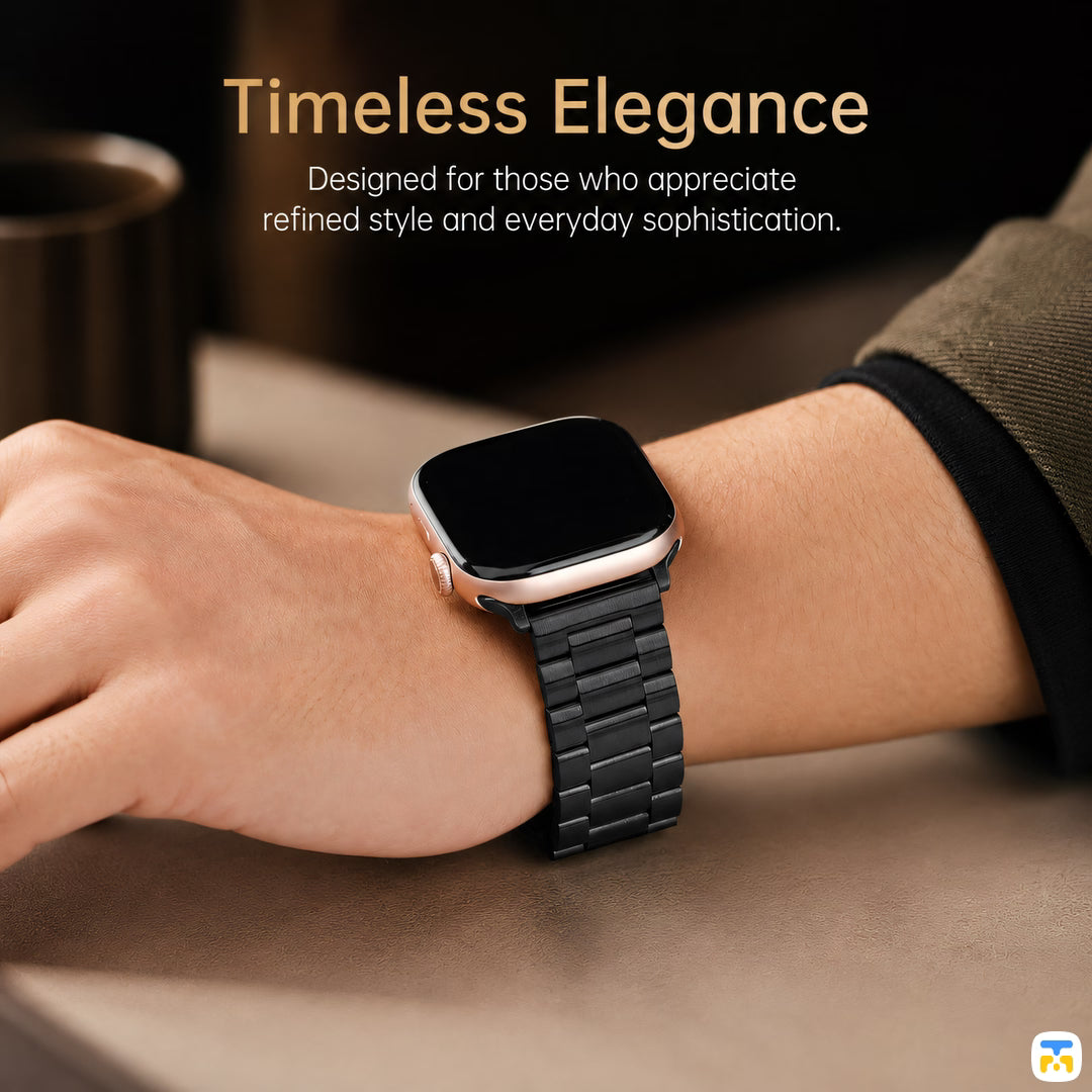 Timeless Elegance - Metro Metal Apple Watch Strap for 38-49mm