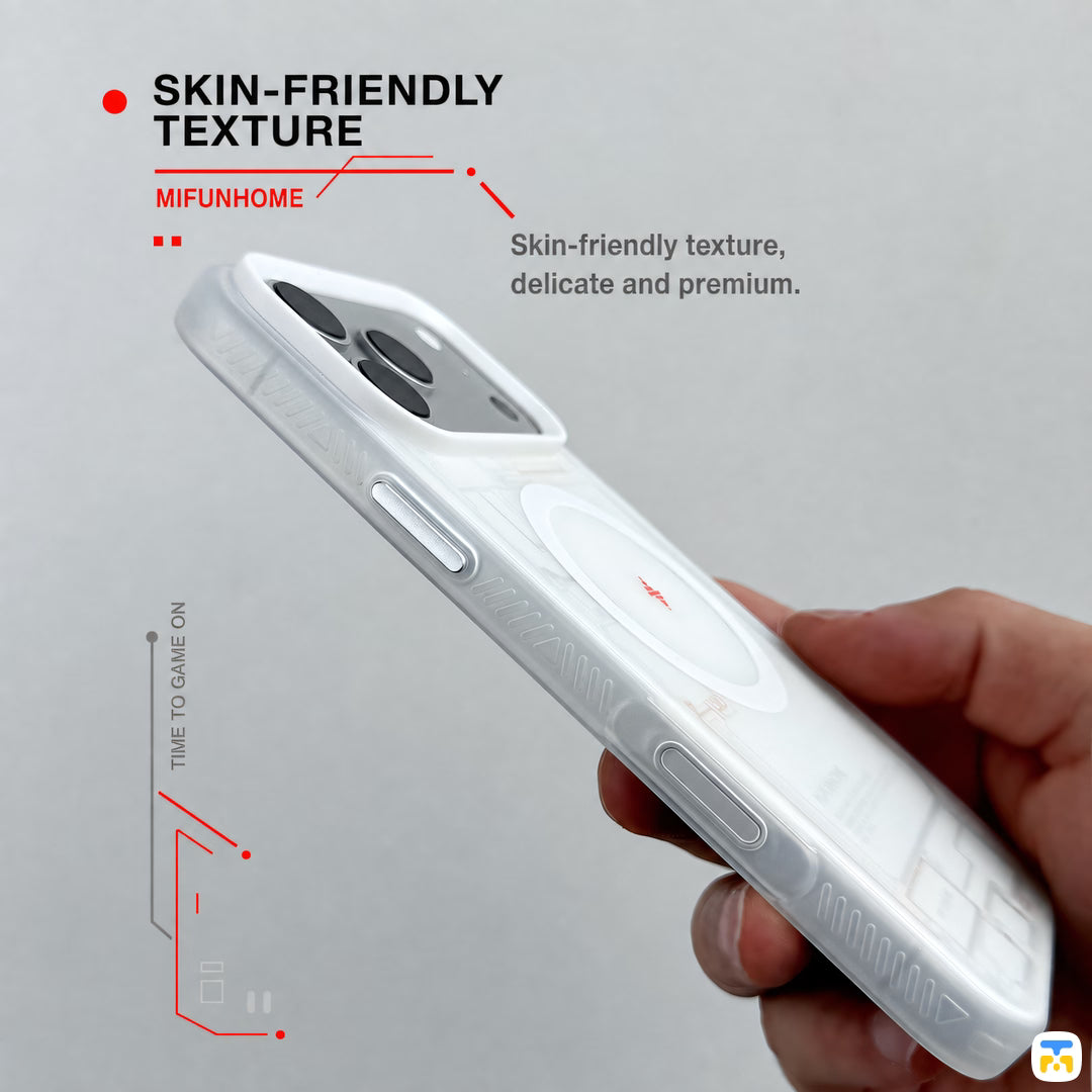 SKIN-FRIENDLY
TEXTURE - MIFUNHOME for iPhone 17 Series Circuitry MagSafe Case