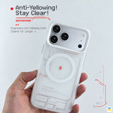 Anti-Yellowing!
Stay Clear! - MIFUNHOME for iPhone 17 Series Circuitry MagSafe Case