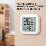 TEMPERATURE & HUMIDITY MONITORING REAL-TIME SENSING- Mini Digital Hygrometer & Thermometer with Comfort Indicator