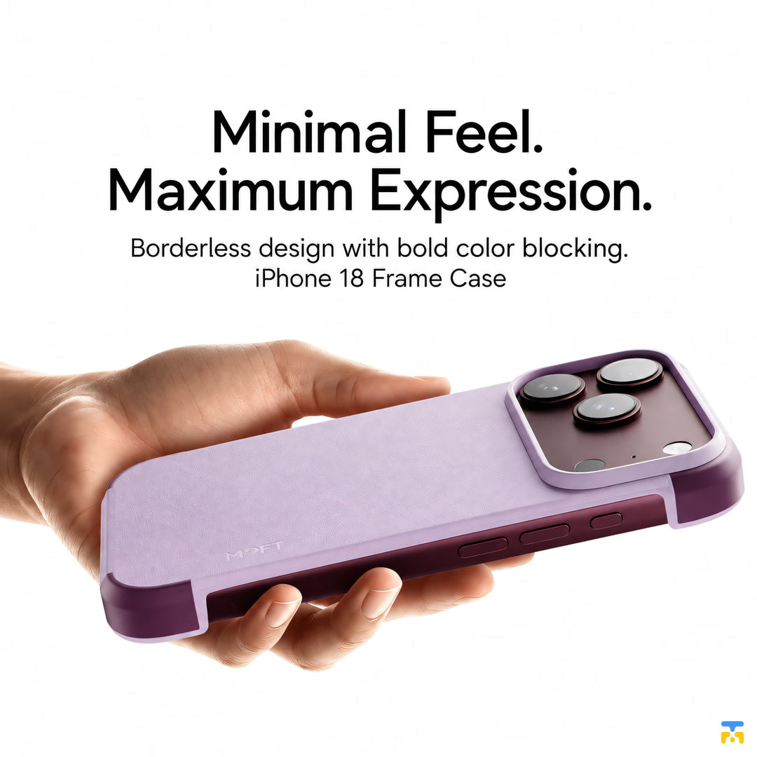 Minimal Feel.
Maximum Expression - MOFT Frame Case for iPhone 17/18 Series