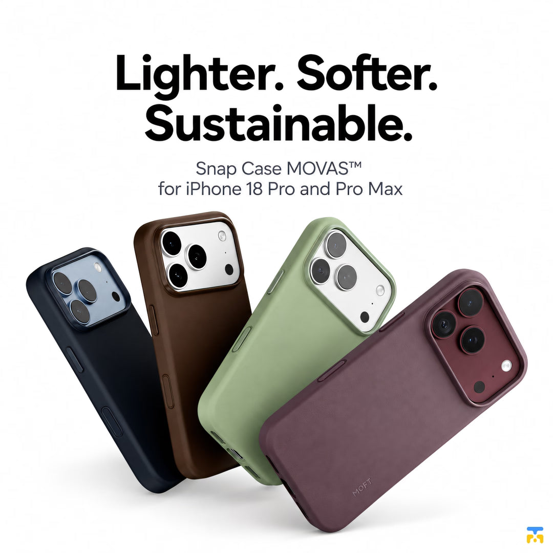 Lighter. Softer.
Sustainable. - MOFT Snap Phone Case for iPhone 17/18 Series