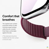 Comfort that
breathes - MOFT Two-Tone Reversible Snap Watch Band for Apple Watch