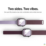 Two sides. Two vibes. - MOFT Two-Tone Reversible Snap Watch Band for Apple Watch