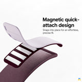 Magnetic quick-
attach design - MOFT Two-Tone Reversible Snap Watch Band for Apple Watch