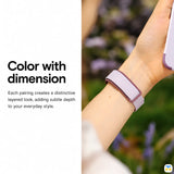 Color with
dimension - MOFT Two-Tone Reversible Snap Watch Band for Apple Watch