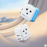 Momax 1-World Pocket Mini Travel Adapter - Ultra Compact