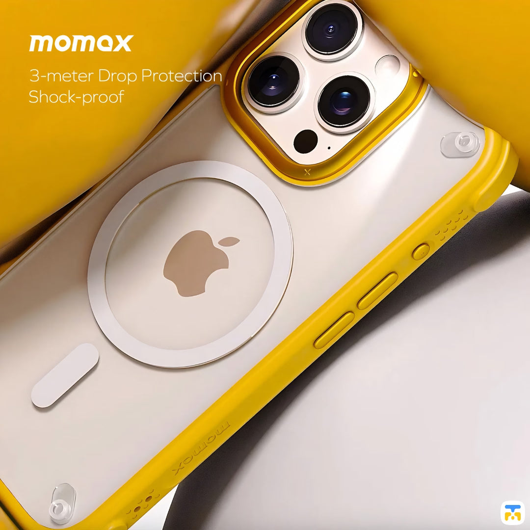 3-meter Drop Protection  Shock-proof - Momax CaseForm Air iPhone 16 Series Shock Proof Case With MagSafe