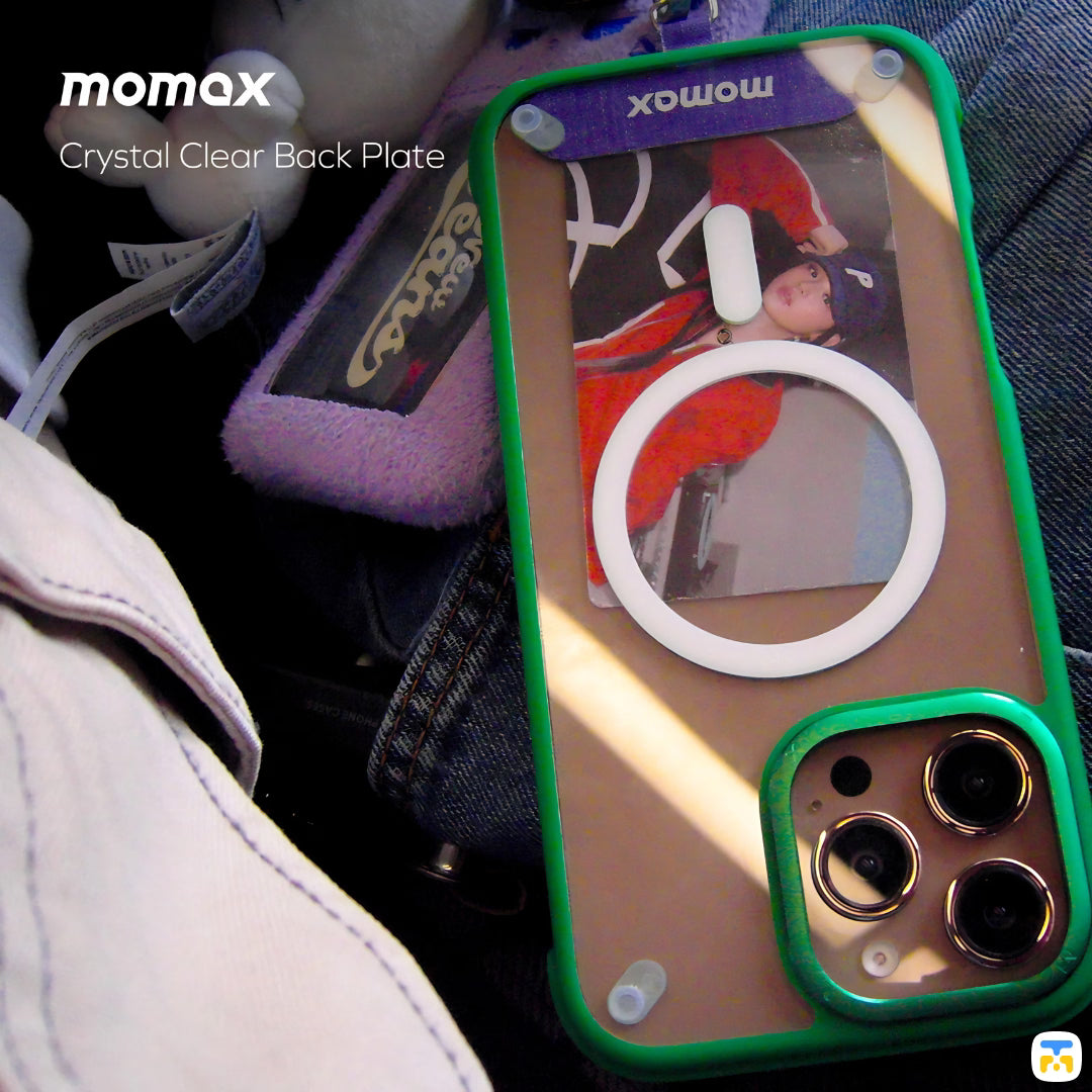 Crystal Clear Back Plate - Momax CaseForm Air iPhone 16 Series Shock Proof Case With MagSafe