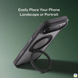 Easily Place Your Phone Landscape or Portrait - Momax CaseFORM Roller Magnetic Case iPhone 17 Series