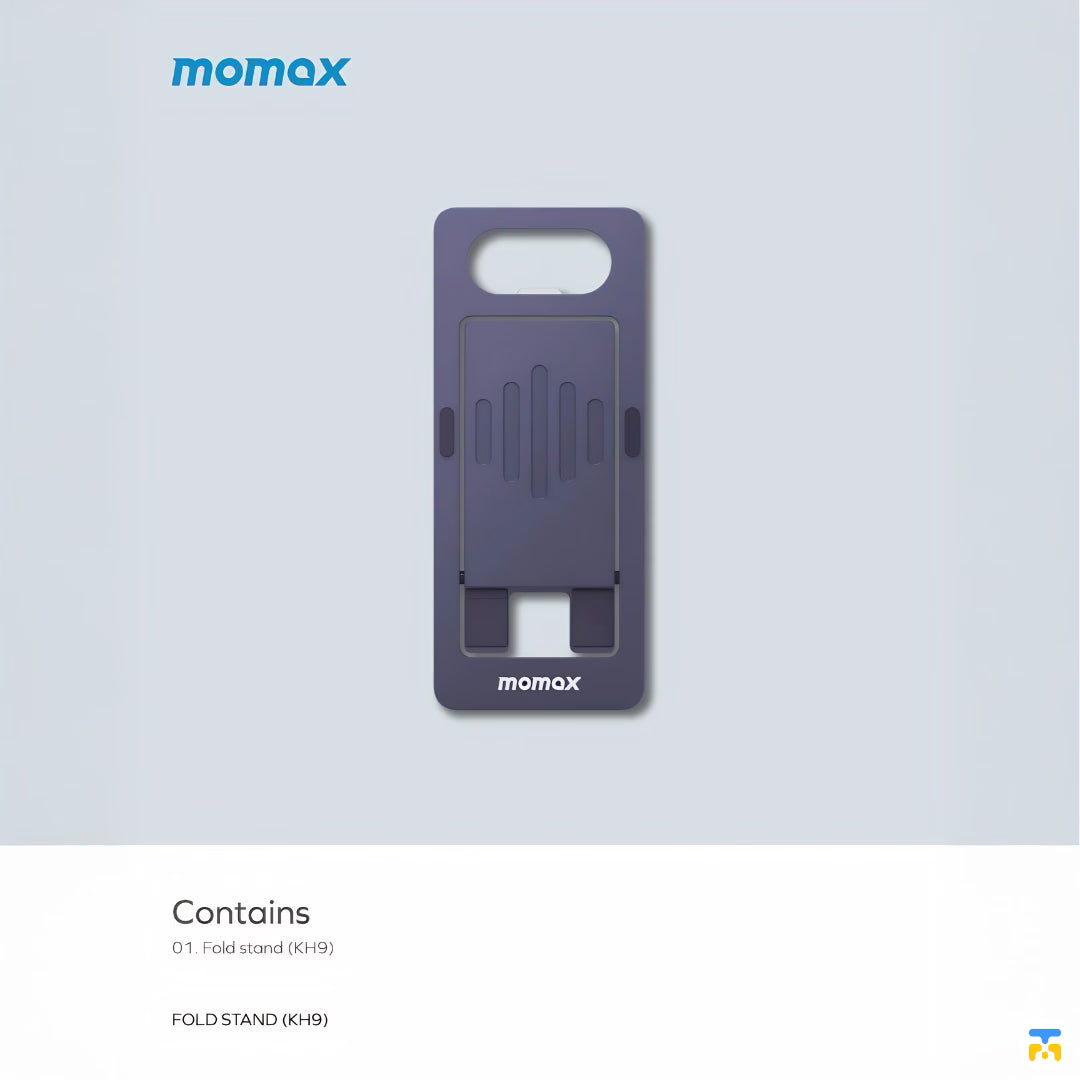 Lightweight & ultra-thin 4mm thickness - Momax Fold Stand Handy Mobile Stand