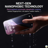 NEXT-GEN
NANOPHOBIC TECHNOLOGY - Momax for iPhone 15 & 16 Series Glass Pro+ Ultra Clear 3D Screen Protector