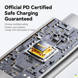 Official PD Certified Safe Charging Guaranteed - Momax Mag.Link Magnetic USB-C to USB-C Cable 60W 1m