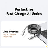 Perfect for Fast Charge All Series - Momax Mag.Link Magnetic USB-C to USB-C Cable 60W 1m
