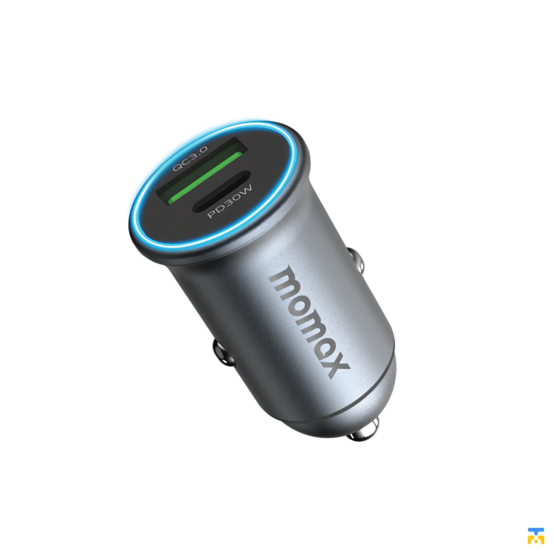Momax MoVe Dual-Port Car Charger 30W
