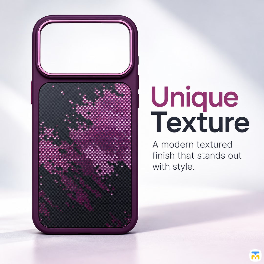 Unique
Texture - MORDAS Magenta Neon MagSafe Case