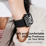 Soft and Comfortable
All-Day Freshness
on Your Wrist - Mountainous Apple Watch Strap for 38-49mm