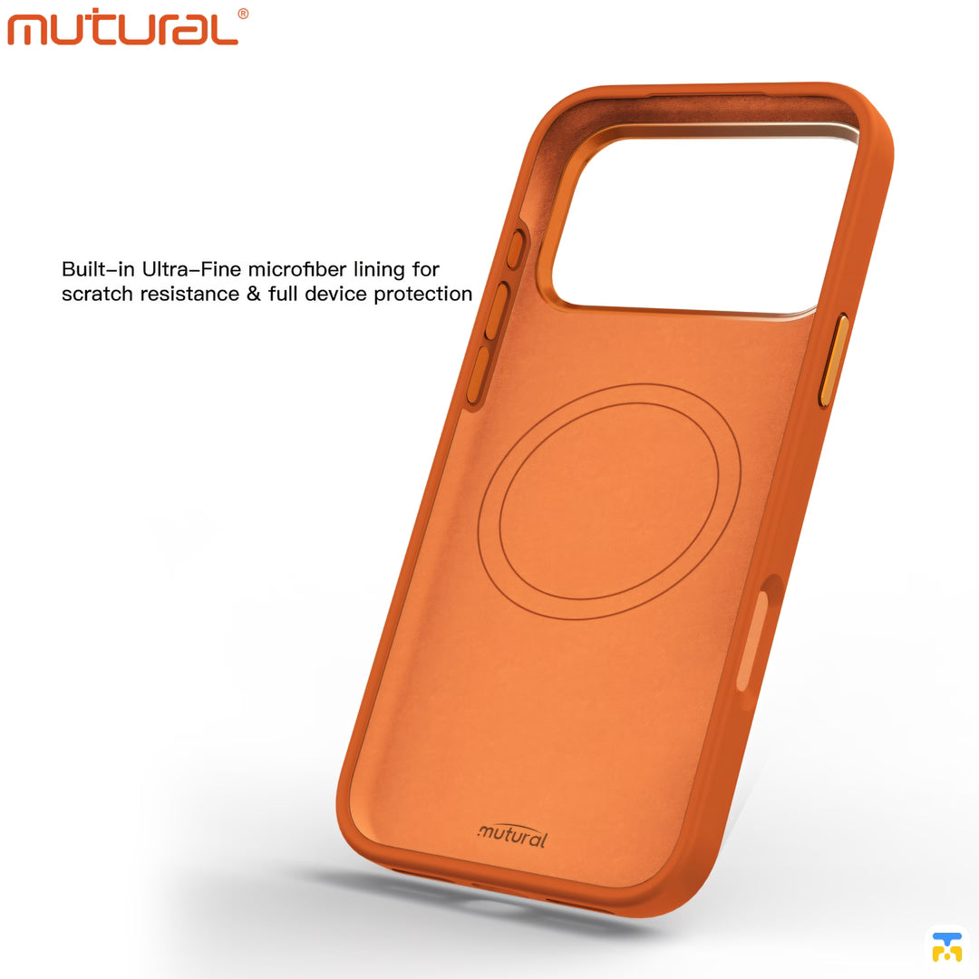 Built-in Ultra-Fine microfiber lining for scratch resistance & full device protection - MUTURAL Flora Story Series Case For iPhone 17 Series - MagSafe