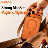 Strong MagSafe
Magnetic Alignment - MUTURAL for iPhone 17 Series Skin-feel MagSafe Case