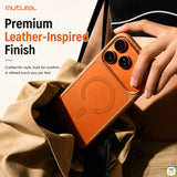 Premium
Leather-Inspired
Finish - MUTURAL for iPhone 17 Series Skin-feel MagSafe Case