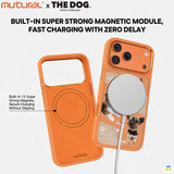 BUILT-IN SUPER STRONG MAGNETIC MODULE And FAST CHARGING WITH ZERO DELAY - MUTURAL for iPhone 17 Series The Dog Series MagSafe Case