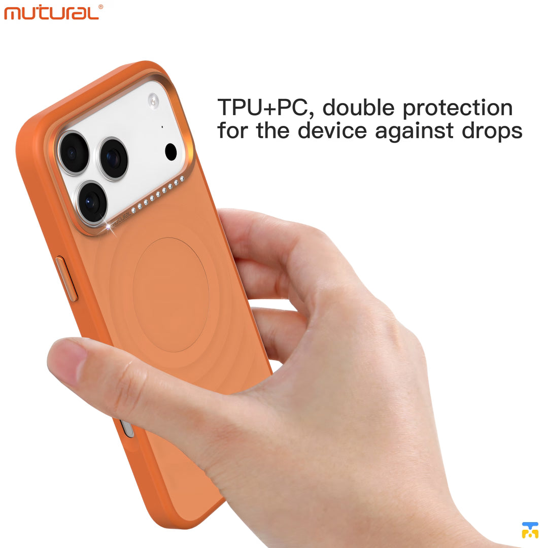 TPU+PC, double protection for the device against drops - MUTURAL Ripple Series Case For iPhone 17 Series - MagSafefe