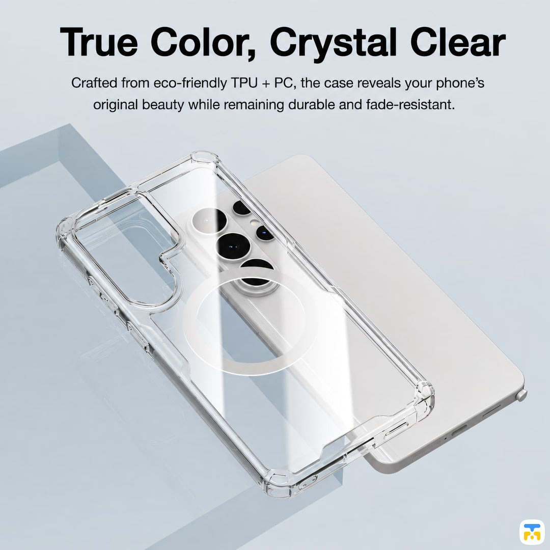 True Color, Crystal Clear - Natural TPU Pro Magnetic Case for Samsung Galaxy S26 Ultra