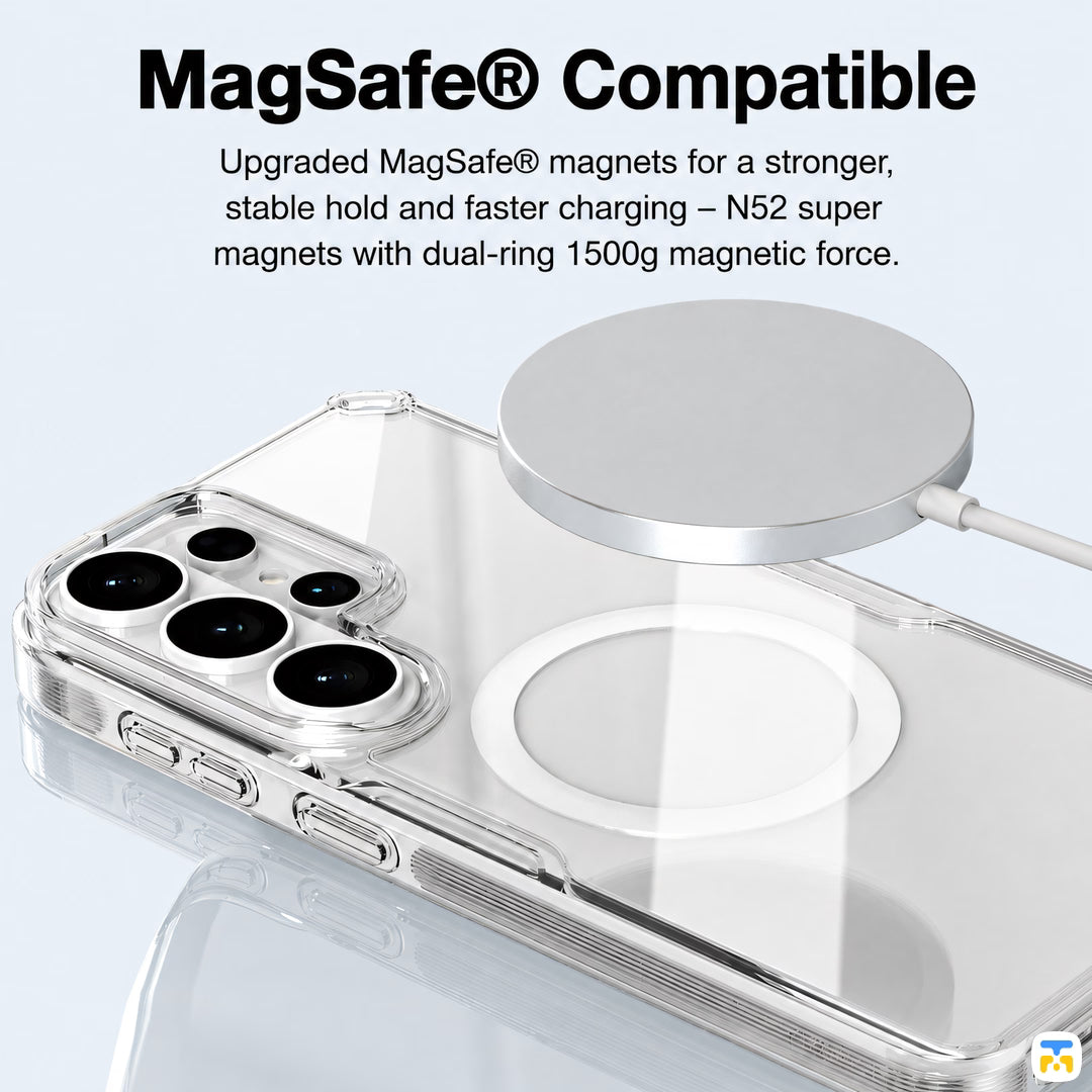 MagSafe® Compatible - Natural TPU Pro Magnetic Case for Samsung Galaxy S26 Ultra